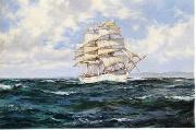 Seascape, boats, ships and warships. 09 Dennis Miller Bunker